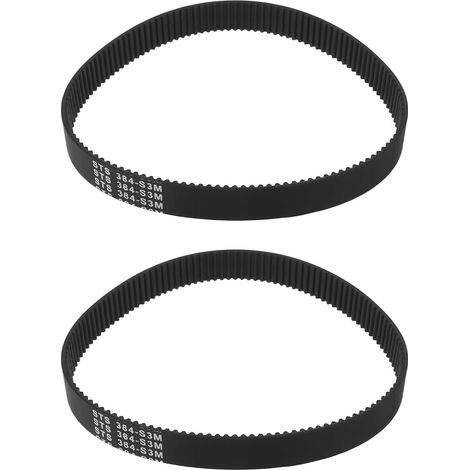 2 Courroies Dentées pour Compresseur 150S3M384 384x15mm 150 Dents Compatibles avec la Plupart des Compresseurs (1/5)