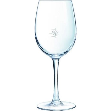 6 x verres CABERNET GRAPPE - jaugé grappe - 35cl - Chef&Sommelier