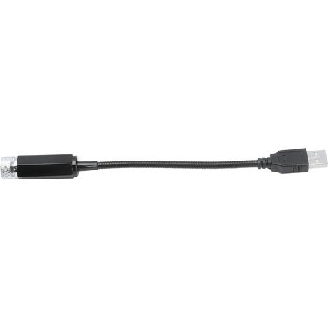 Lumière étoilée LED portable pour voiture, éclairage romantique de toit, chargement USB, pour intérieur et extérieur, bleu violacé (1/5)