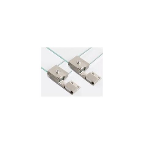 1 paio di cerniere per ante in vetro senza telaio per vetrine portabottiglie, adatte per vetri da 3-5 mm - Crezuo