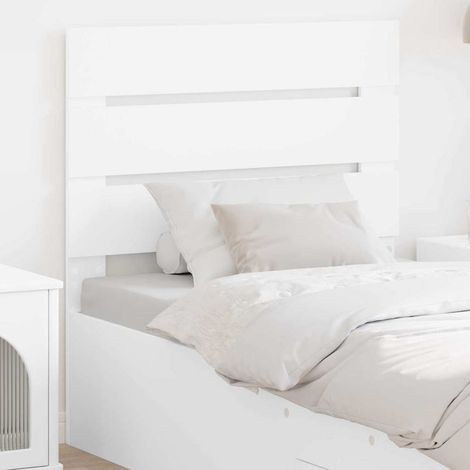 Headboard White Engineered Wood vidaXL (1/5)