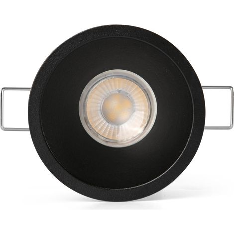 FLAC Encastrable noir IP65 MR11 GU10