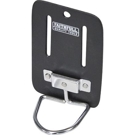 Porte-Marteau en Cuir Noir pour Ceinture à Outils (1/4)