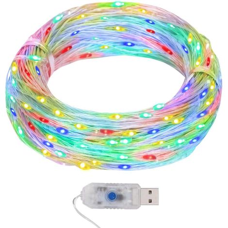 LED-Lichterdraht 40 m 400 LED Mehrfarbig 8 Funktionen vidaXL (1/5)