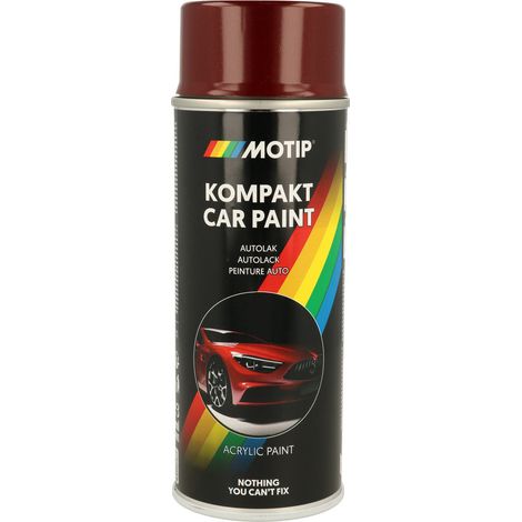 PEINTURE ACRYLIQUE KOMPAKT 51483 ROUGE METALLISE 400ML MOTIP