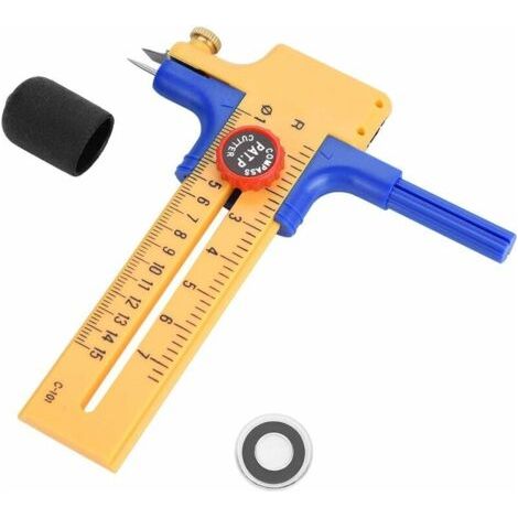 ALLIANDISBoussole Couteau Circulaire Couteau De Coupe Circulaire Couteau De Coupe Circulaire Couteau Outil 1 pcs (1/5)