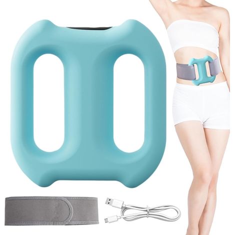Masajeador de fascia - Anillo multifuncional para fascia de cuerpo completo - Anillo para fascia de tejido profundo con 5 velocidades - Rodillo de masaje inalámbrico con correa - F (1/2)