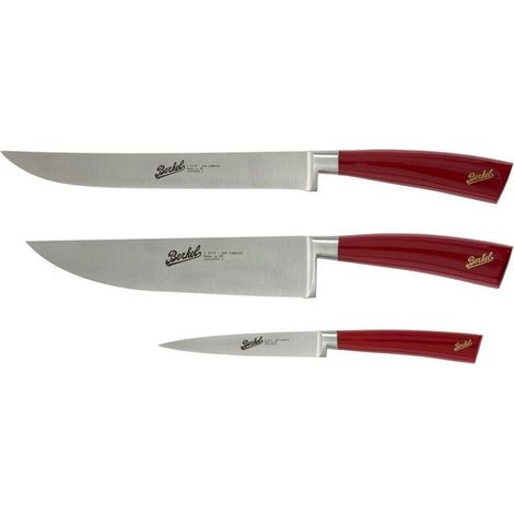 Berkel Elegance Set von Messern rot Edelstahl (1/2)