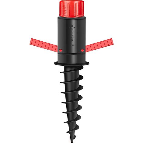 Pied de Parasol - Support à Vis Hélicoïdal pour Sable - Pour Parasol de Plage Jardin Camping - 1 Pièce