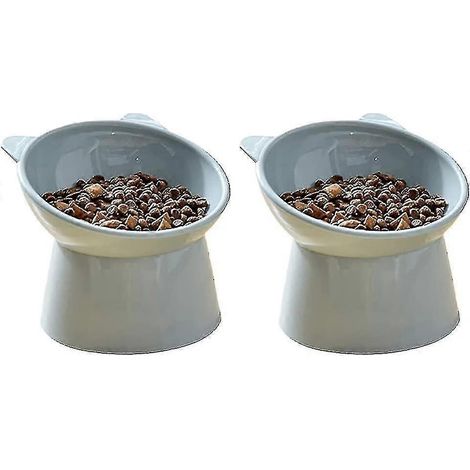 Gamelle pour chat, gamelle surélevée pour chien, gamelle anti-vomissements, antidérapante pour aliments (1/5)