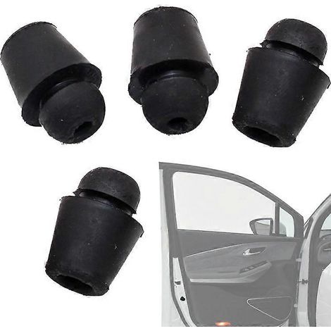 Lot de 4 amortisseurs de seuil de porte en caoutchouc véritable pour Hyundai K2 K3 K4 K5 Elantra Accent Soanta. Compatibles avec les portes tamponneuses. (1/5)