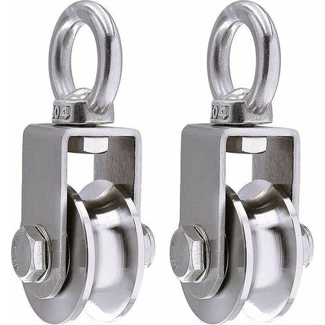 Pulley for cables in 304 stainless steel, charge maximum 500 kg (1/5)