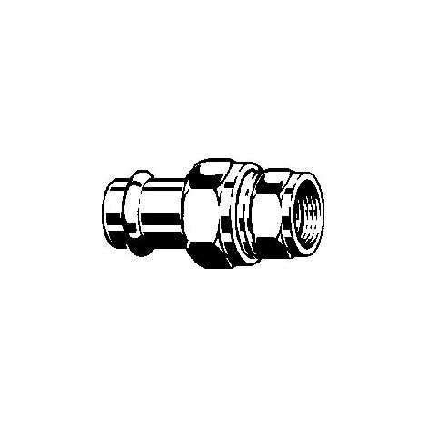 Raccord à vis avec filetage SC Temponox 1762 en acier inoxydable 35 mm x Rp1 1/4 (1/2)