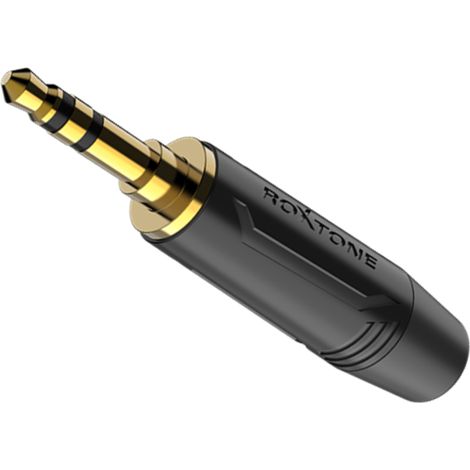 Connettore jack stereo da 3,5 mm Roxtone RMJ3PS-BG (1/3)