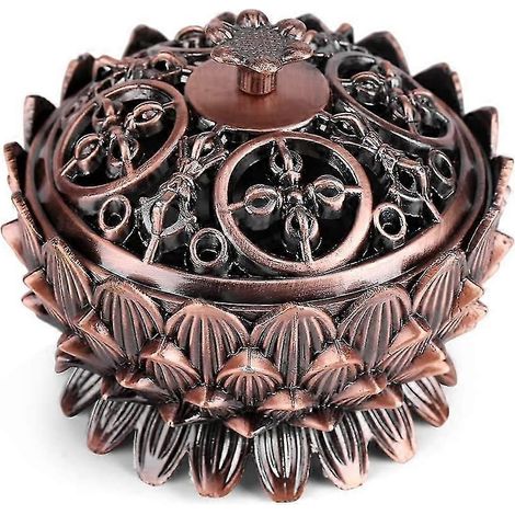Brûleur d'encens en cône Lotus Smoke, porte-encens, interrupteur de déconnexion du poêle, brûleur d'encens (récipient à encens) (1/5)