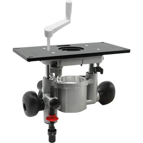 Table élévatrice de routeur, plaque d'insertion en aluminium, support de plate-forme de levage, bancs de travail du bois 37 mm pour moteurs de 64 à 65,5 mm de diamètre, machine de gravure et de découp (1/5)