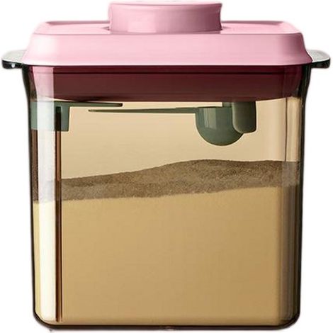 Distributeur de lait en poudre 1700 ml - Récipient de stockage de lait en poudre portable avec dosette - Distributeur de lait en poudre hermétique - Récipient pour lait en poudre - Récipient de stocka (1/5)