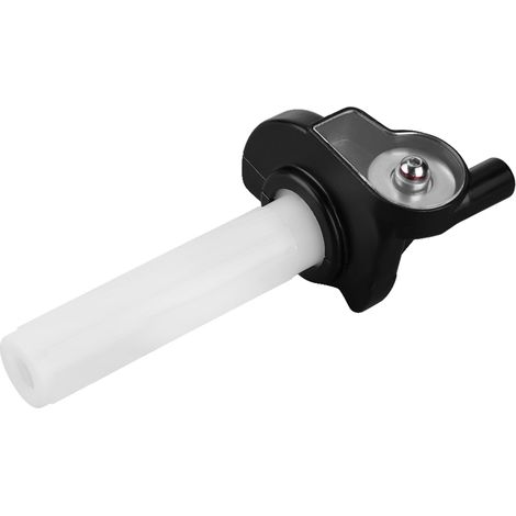 22mm Poignées d'accélérateur visuelles pour moto, guidon de gaz blanc, rouleau pour moto tout-terrain (1/5)