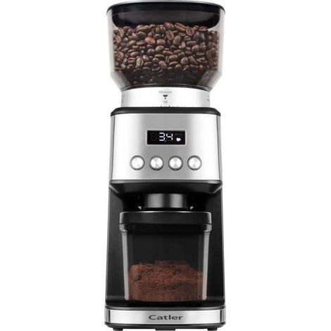 Macina caffè elettrico CATLER CG 510 - Macine in acciaio inox - 31 livelli di macinatura regolabili - Schermo LCD - Caffè macinato - Acciaio inox (1/5)