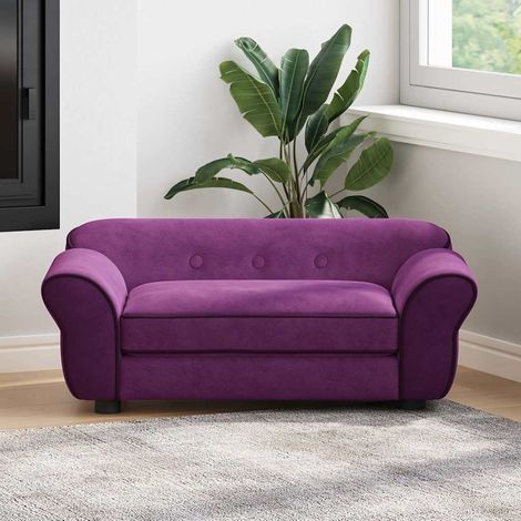 Canapé pour chien Bordeaux 72x45x30 cm Peluche (1/5)