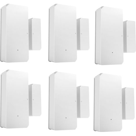 Sensor inalámbrico de apertura de puertas/ventanas de 433 MHz compatible con puente RF - Detector de intrusiones para el hogar (1/5)