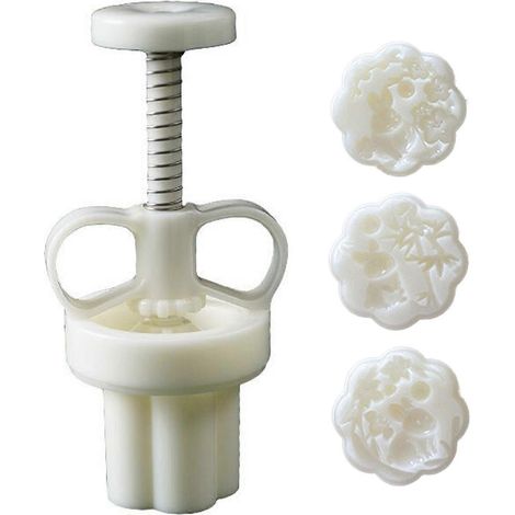 Moules à Mooncake 20g en Plastique, Forme Lapin Cartoon, Tampons Pâtisserie Gadgets (1/4)