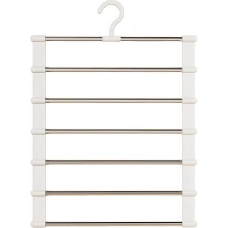 Cintre De Rangement - 6 Barres Horizontales - Pour Placard Et Dressing - Organisation Vêtements - Lot De 1 (1/5)