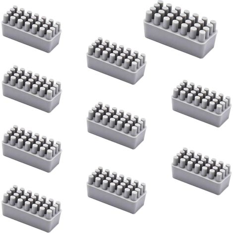 10 Pièces Panda Buses en Silicone pour imprimante 3D Bambu Lab P1P/P1S/X1/X1C/X1E, Double Têtes de Rechange en Silicone, Buses en Silicone pour Imprimante 3D
