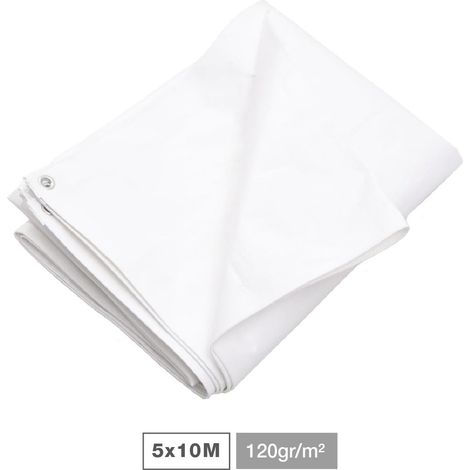 Tenda da sole 120gr 5x10M Bianca