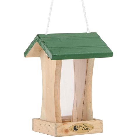 CJ Wildlife Futterhaus St. Louis natur/grün LxBxH 16x16x23 cm Vogelhäuser (1/2)