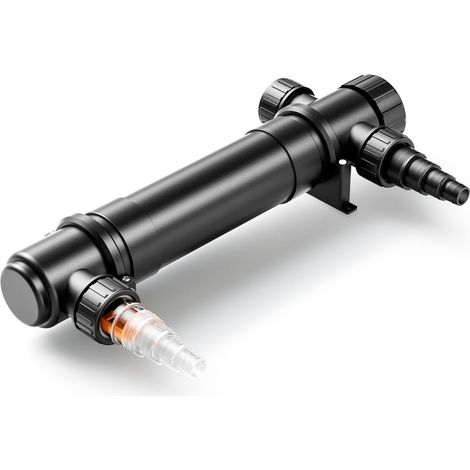 1 Stérilisateur UV-C, Débit 4500 L/h, Lampe 36 W, Pour Bassins Et Étangs Jusqu'à 35 M³