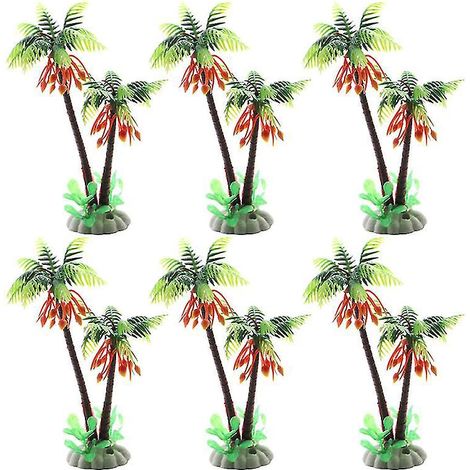 Lot de 6 cocotiers artificiels (1/3)