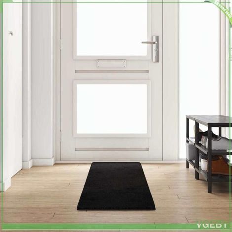 42011403 Tapis Couloir Noir 50 x 300 cm (1/5)