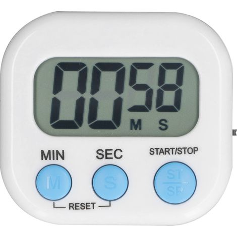 Minuteur électronique avec grand écran et détecteur de temps numérique prenant en charge les fonctions de compte à rebours. (1/5)
