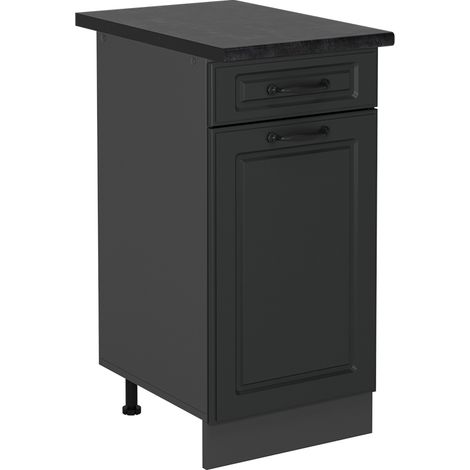 Meuble cuisine R-Line, Anthracite campagne, 40cm , PT Anthracite, Vicco (1/5)
