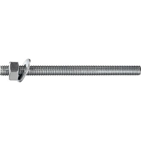 RAM – Tige filetée 10x160mm avec rondelles et écrous – Support pour tamis d'injection – Lot de 10 unités en acier