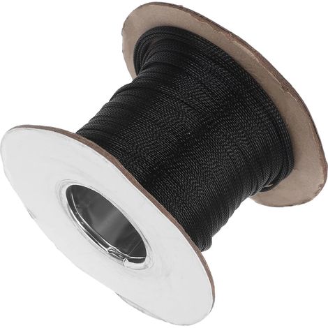 Gaine ignifugée pour câble d'alimentation, protégeant le cordon. Tube de gestion des câbles en matériau flexible. (1/5)