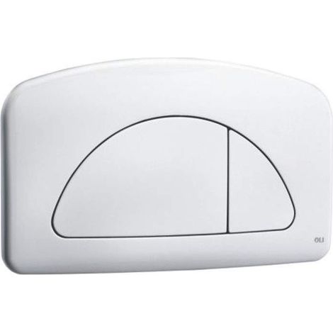 Placca dual cassetta incasso diamante bianca 627001 Oli