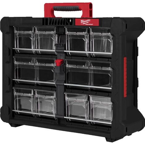 Milwaukee- 4932498323 - Organisateur Packout Tip Bin avec conteneurs