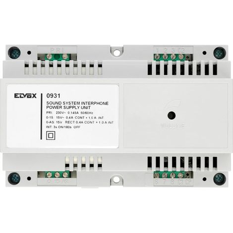 Vimar Elvox Sound System Netzgerät für Sprechanlagen 230V AC 55 VA 0931 (1/2)