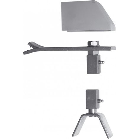 Drehzapfen und Drehpunkt aus verzinktem Stahl, H 330 x B 220 x T 50 mm AFBAT