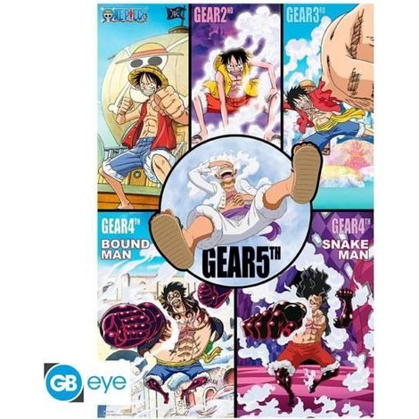 ONE PIECE - Poster Maxi 91,5x61 - Storia dei Gears