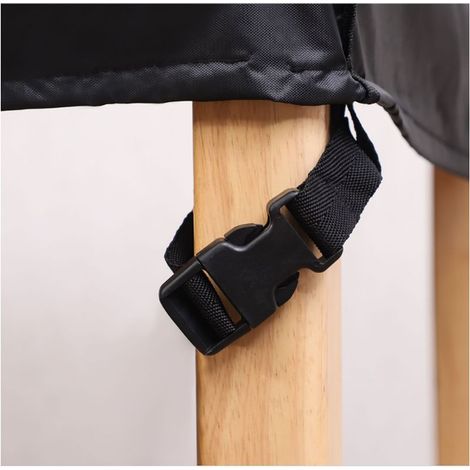 Telo coprimobili impermeabile 420D, telo antipolvere in tessuto Oxford nero, telo impermeabile con finestra di ventilazione e maniglia con striscia impermeabile, beige (1/5)