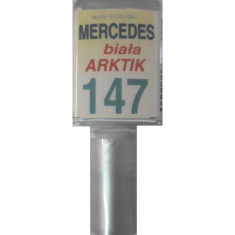 Peinture de retouche pour Mercedes 147 Arktikweiss, réparation des rayures, 10 ml, Arasystem (1/5)