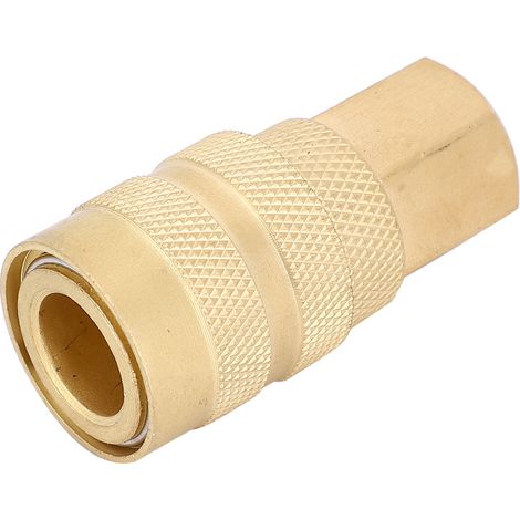 Raccord Rapide Américain 1/4NPT Pneumatique Accessoire Quincaillerie pour Ingénierie Mécanique (1/5)