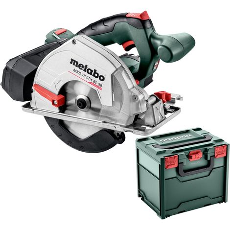 Metabo Akku-Metall-Handkreissäge MKS 18 LTX BL 58 ohne Akku und Ladegerät in metaBOX 340 (1/5)