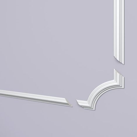 Corner elements set NMC Z102 ARSTYL Noel Marquet Deco element timeless classic design white 4 pieces (1/3)