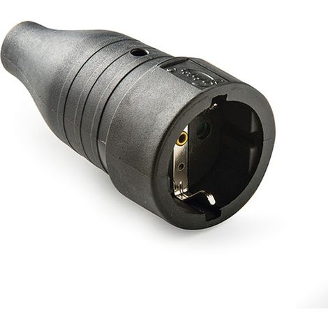 BASE AÉRIENNE TT 16A IP44 CAOUTCHOUC NOIR