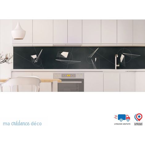 Crédence : Inspiration Bauhaus 6 - Alu composite - 120 - 60 (1/3)