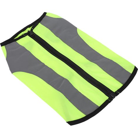 Gilet De Sécurité Réfléchissant Pour Chien Avec Fermeture Éclair Pour Promenade Nocturne Et Randonnée Taille M